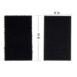 Melsan 1x4 inch Hook and Loop Strips with Adhesive - 15 Sets, Strong Back Adhesive Fasten Mounting Tape for Home or Office Use - Instead of Holes and Screws, Black - Image 5